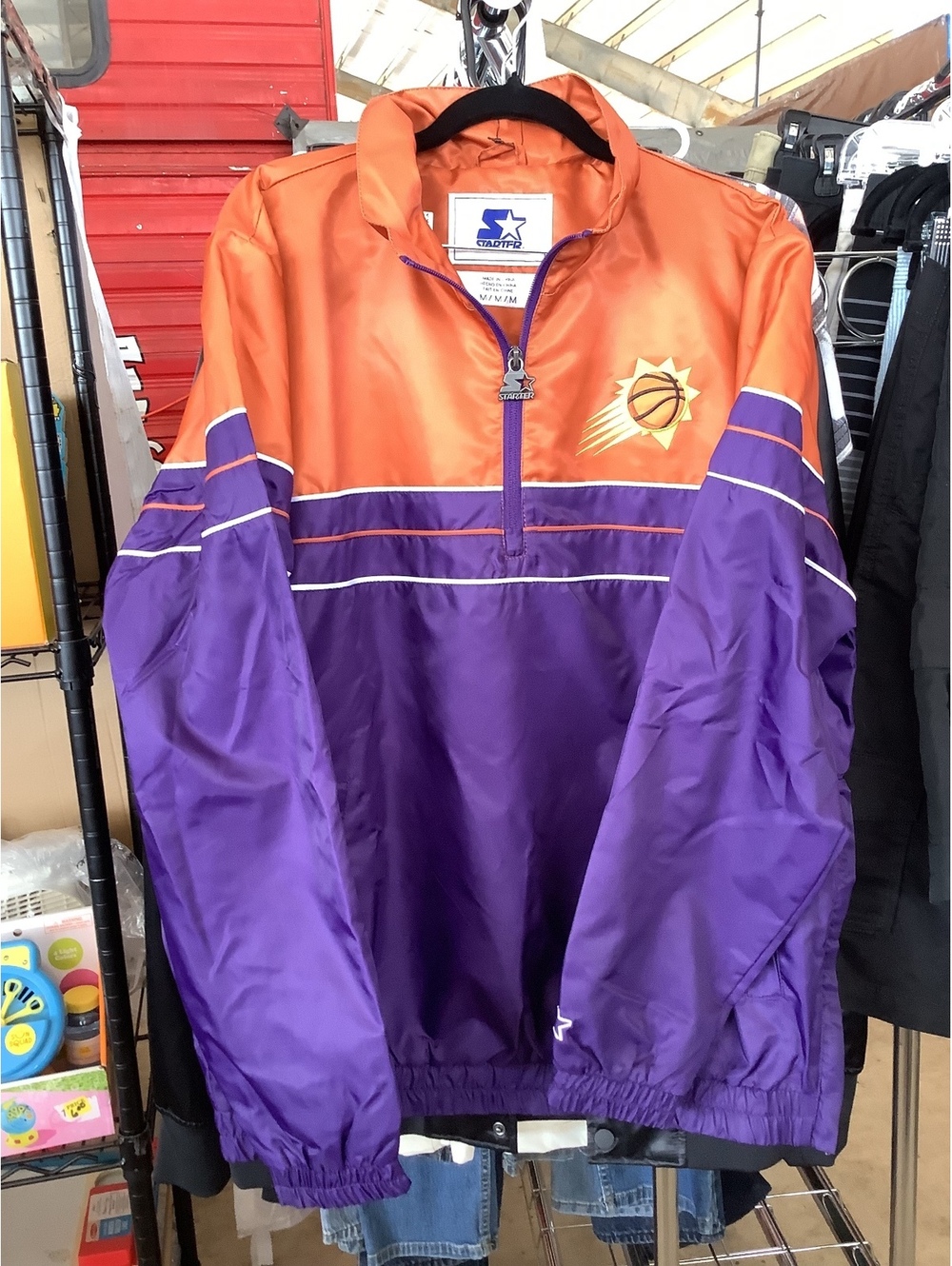 Starter Phoenix Suns Pullover Windbreaker Jacket Medium